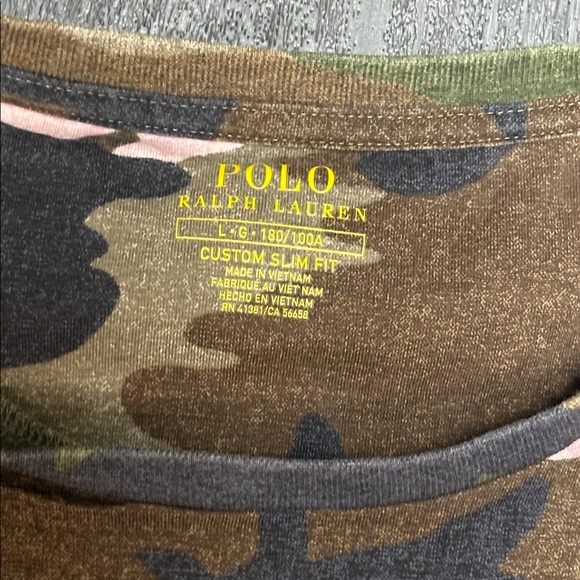 Polo by Ralph Lauren Green Camouflage Tee - Picture 3 of 4